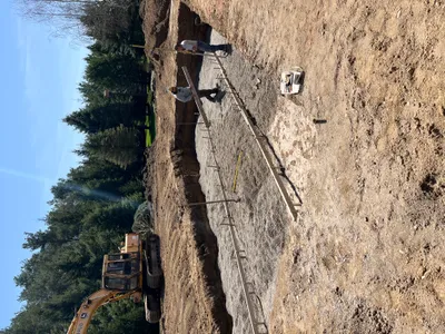 Fiberglass pool installation