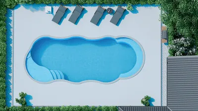 Pool for swimming and exercise